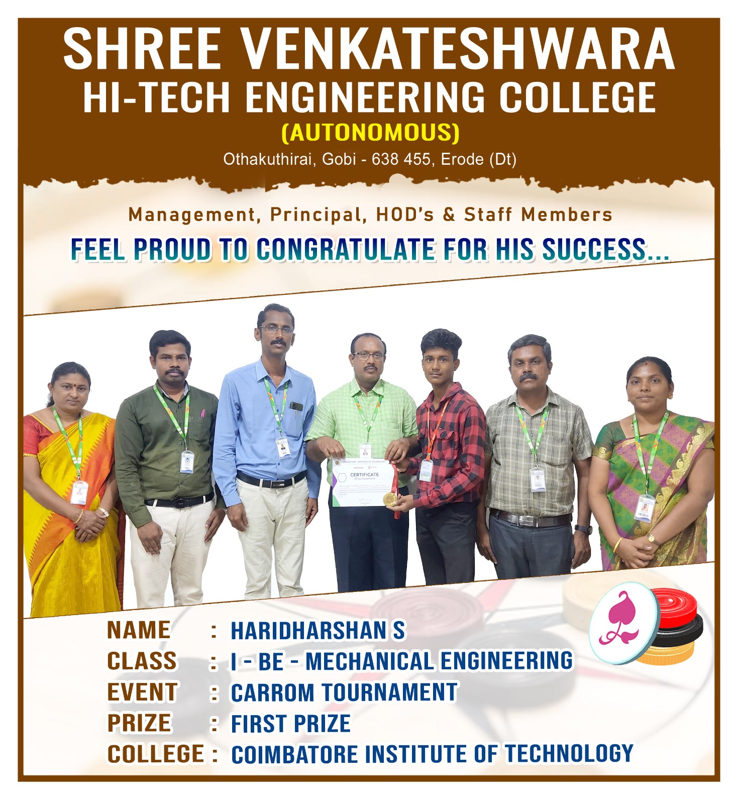 Carrom Tournament